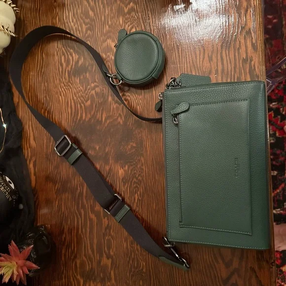 Coach Everglade Green Holden Crossbody Bag
